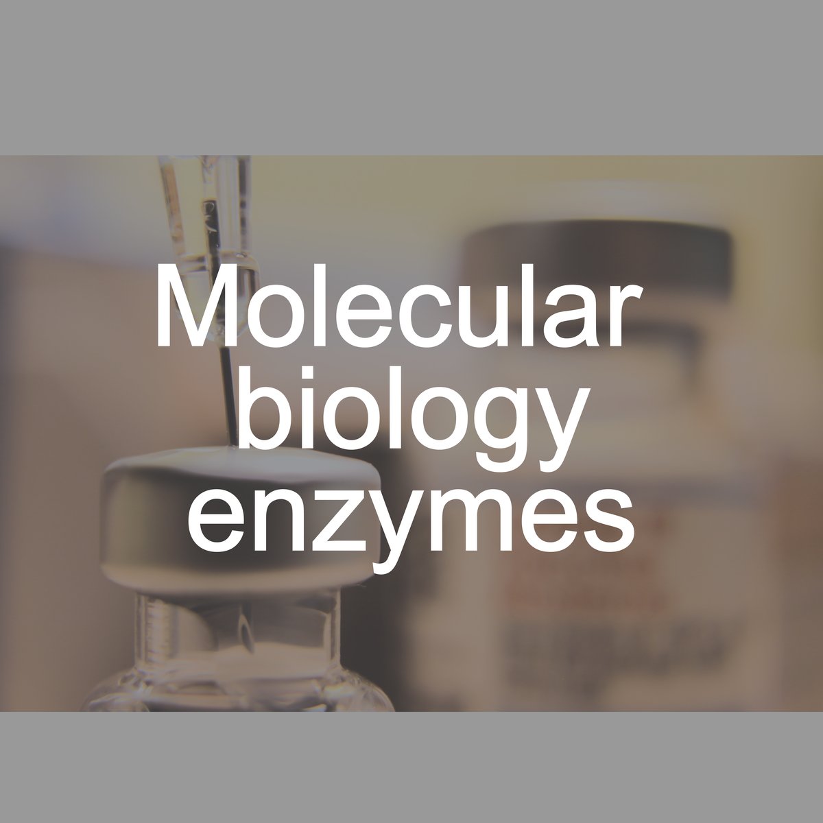 Molecular biology enzymes grid image ARIAL