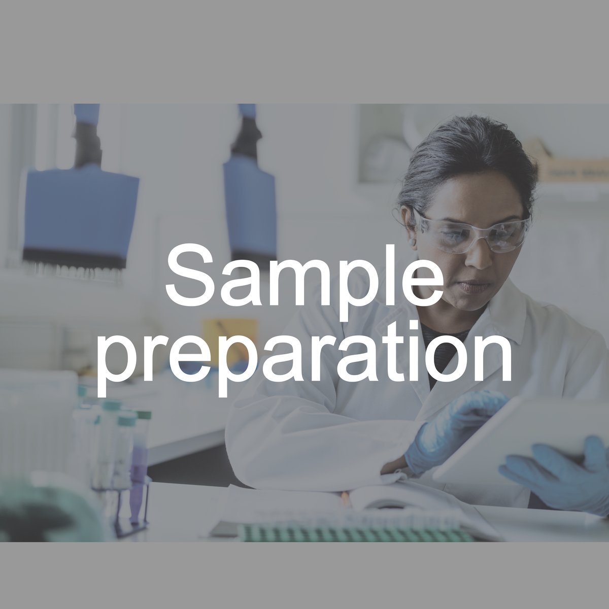 Sample preparation grid image ARIAL